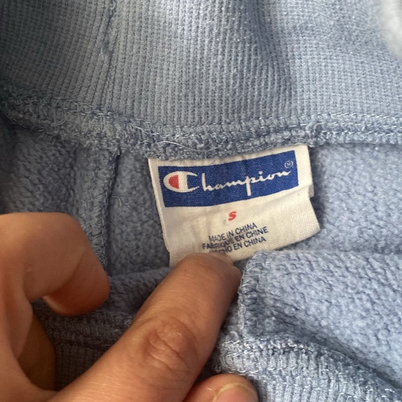 CHAMPION boys MARBLE FLOW REVERSE WEAVE CUT OFF SHORTS and Matching Tshirt S - Picture 6 of 9